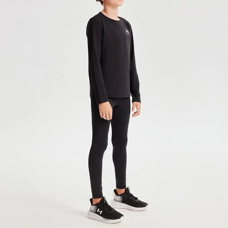 Under Armour Детские вязаные спортивные штаны для детей 3-7 лет Black — фото 4