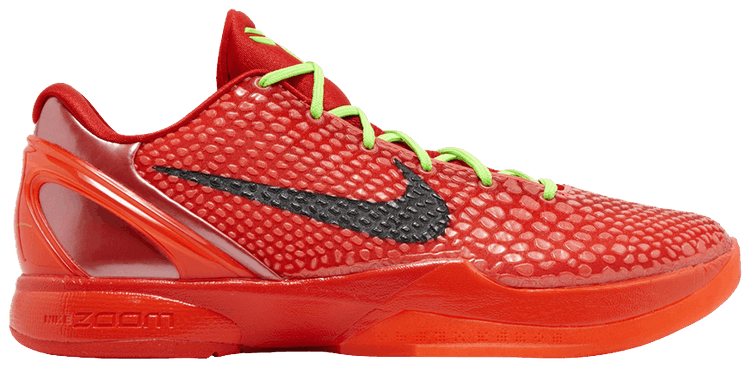 

Кроссовки Nike Zoom Kobe 6 Protro 'Reverse Grinch' Sample, красный