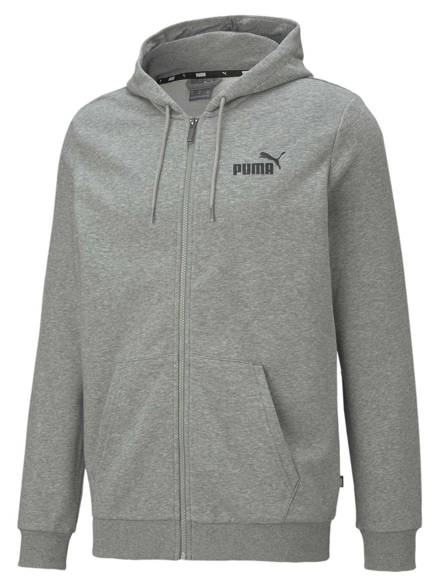 

Толстовка Puma ESS Small Logo FZ Hoodie TR, серый