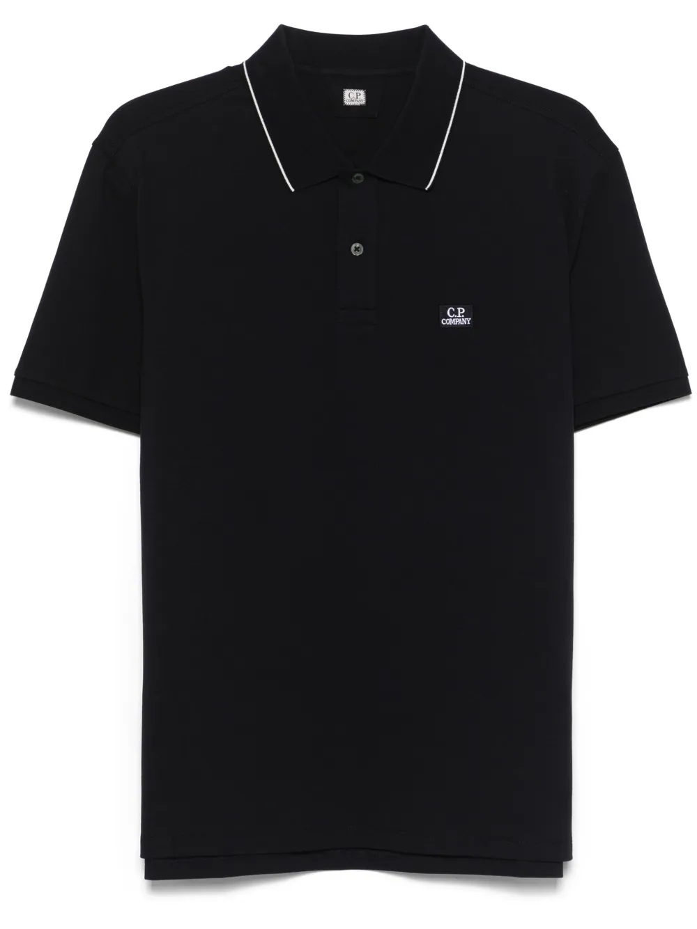 

Рубашка поло с нашивкой-логотипом C.P. Company, синий