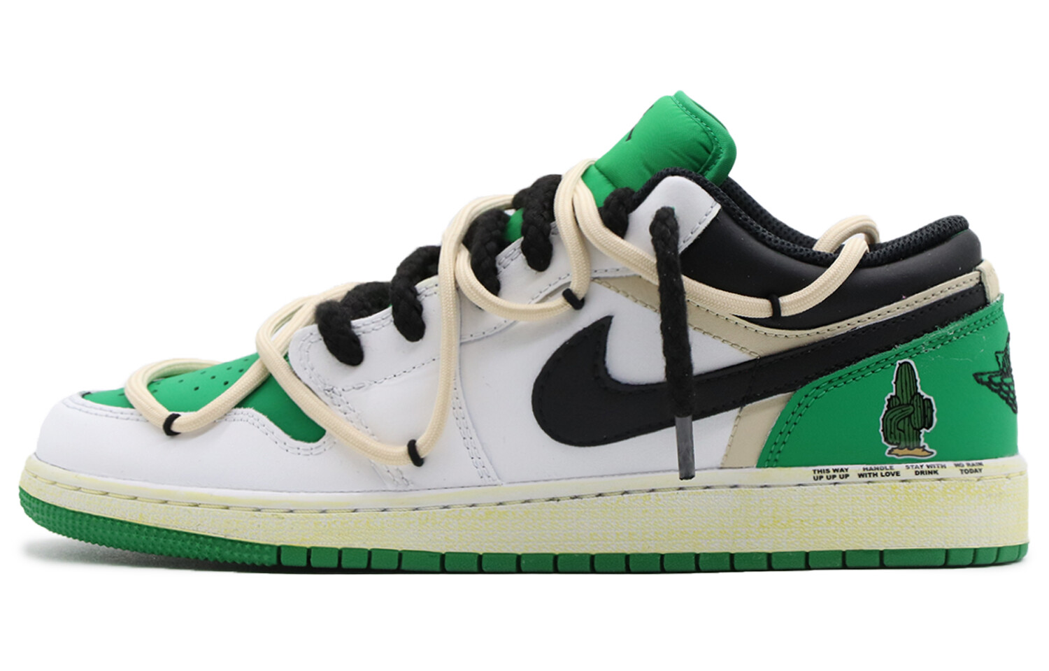 

Кроссовки Air JORDAN 1 Vintage Basketball Shoes Men Low-Top White Black/Green, Белый, Кроссовки Air JORDAN 1 Vintage Basketball Shoes Men Low-Top White Black/Green