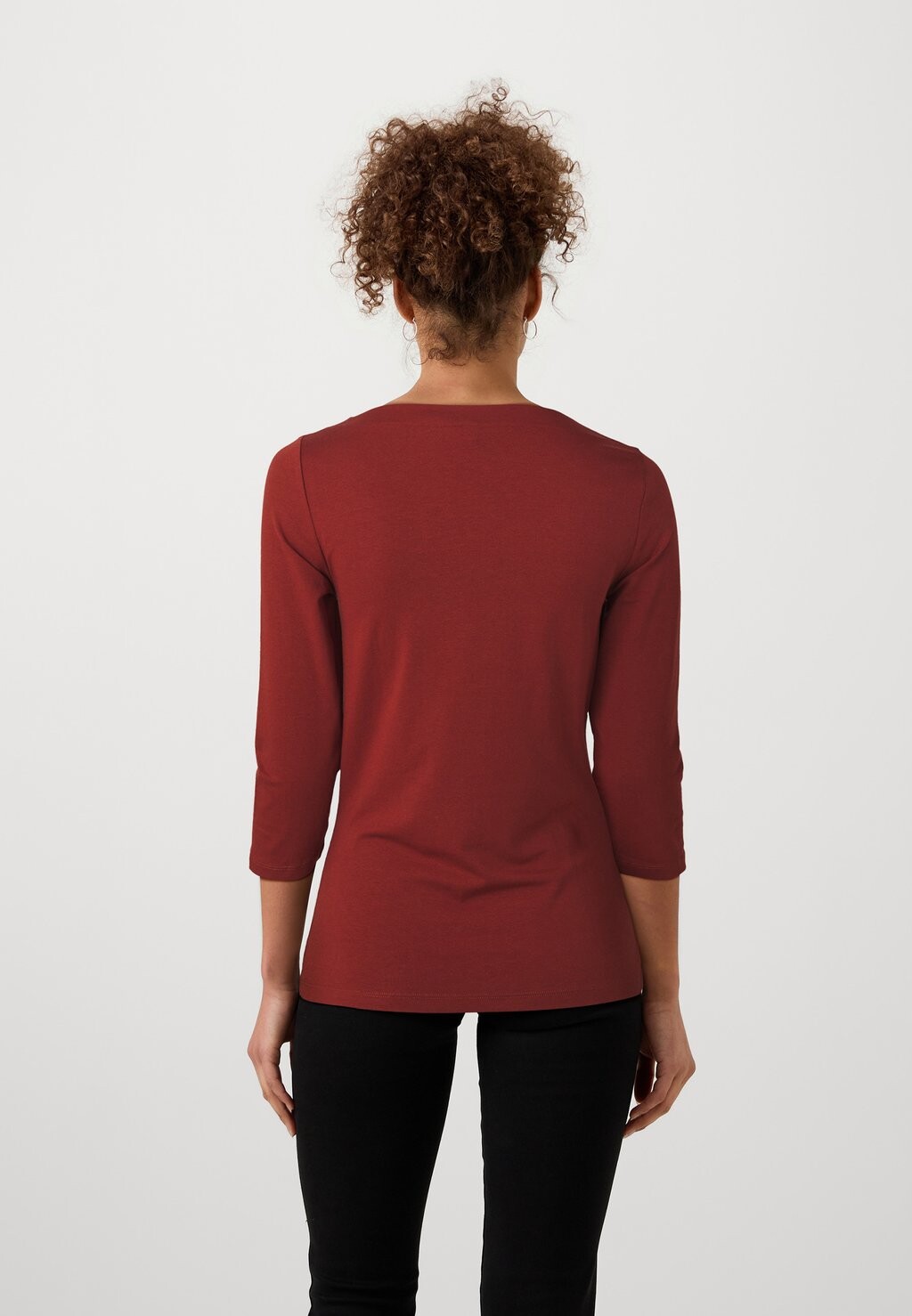 

Рубашка с длинным рукавом VMPANDA 3/4 Vero Moda, темно-красный