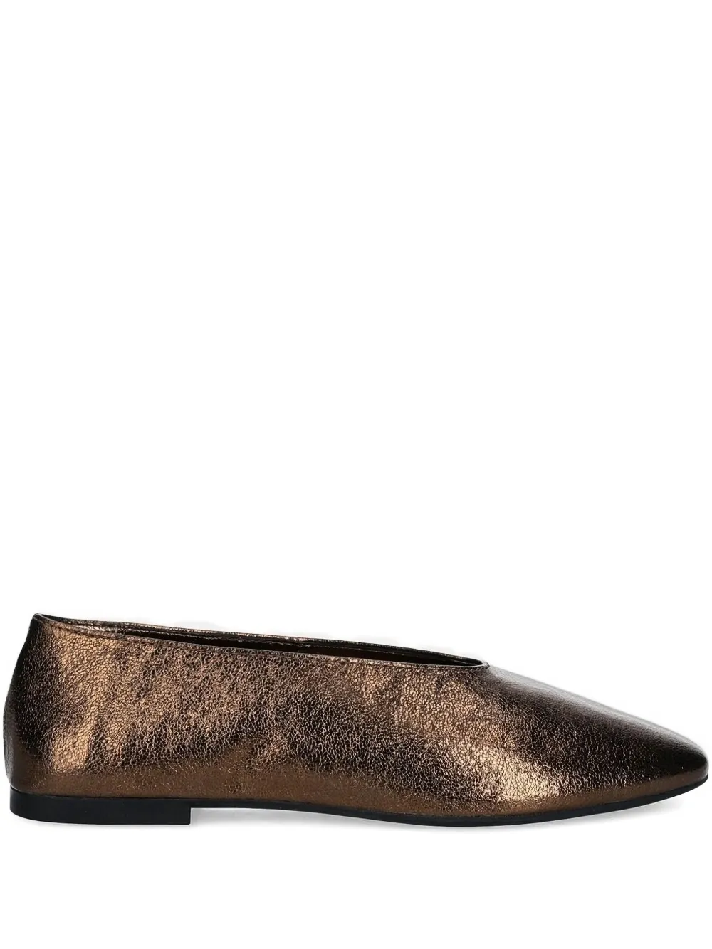 Балетки Fathom из металлизированной кожи Jeffrey Campbell, коричневый