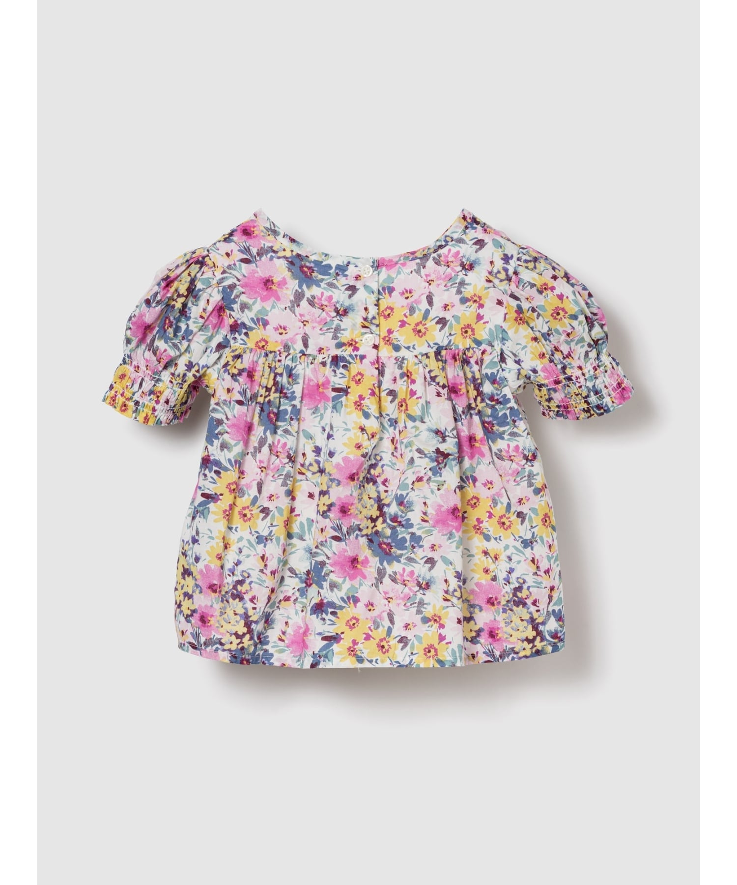 Топ с цветочным принтом и сборками (для малышей) Gap, FLORAL_PRINT — фото 2