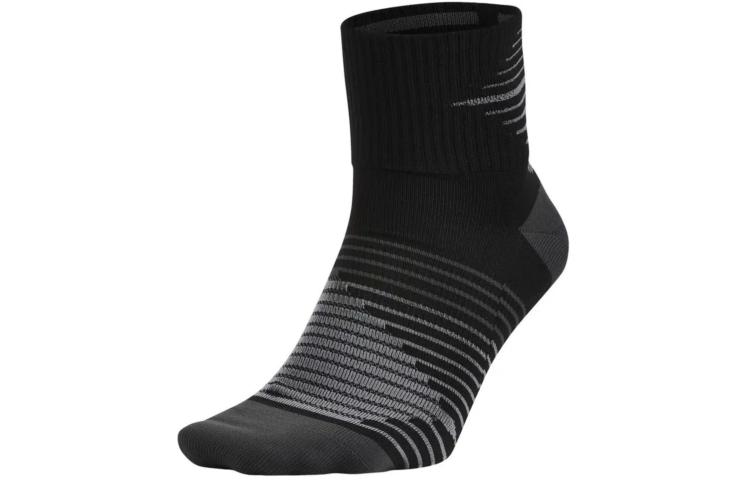 Nike Носки Dri Fit Lightweight Quarter Crew Unisex 1 Pack Black/Neon Yellow/Neon Yellow