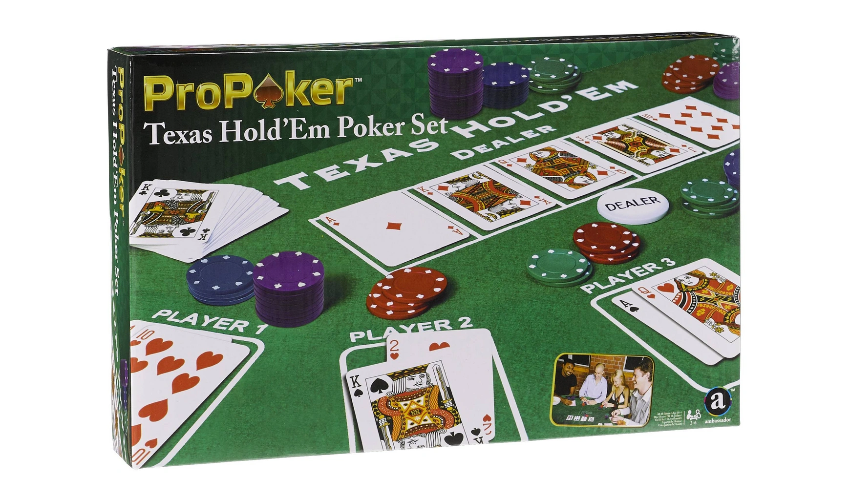 

Propoker Набор для игры в техасский холдем