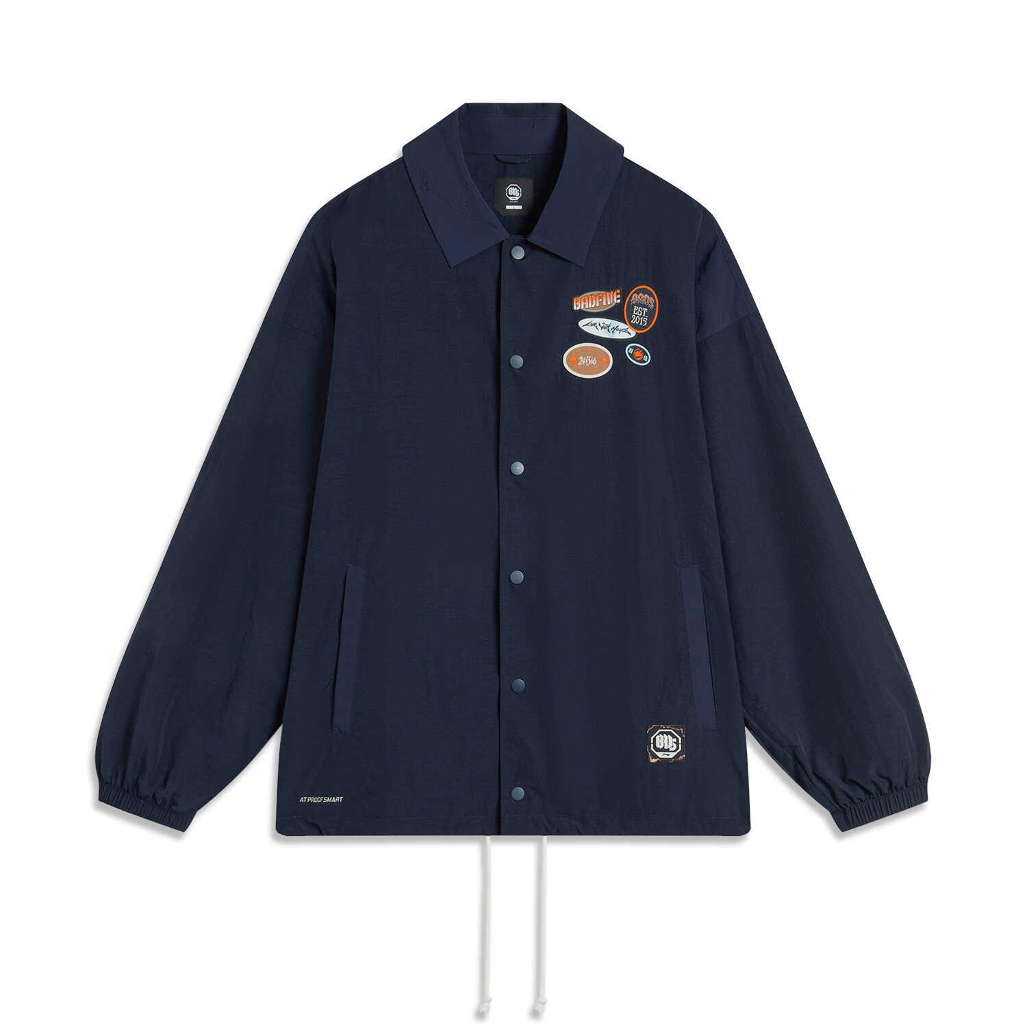 

Мужская куртка Badfive темно-синего цвета Lining, цвет Dark Marine Blue