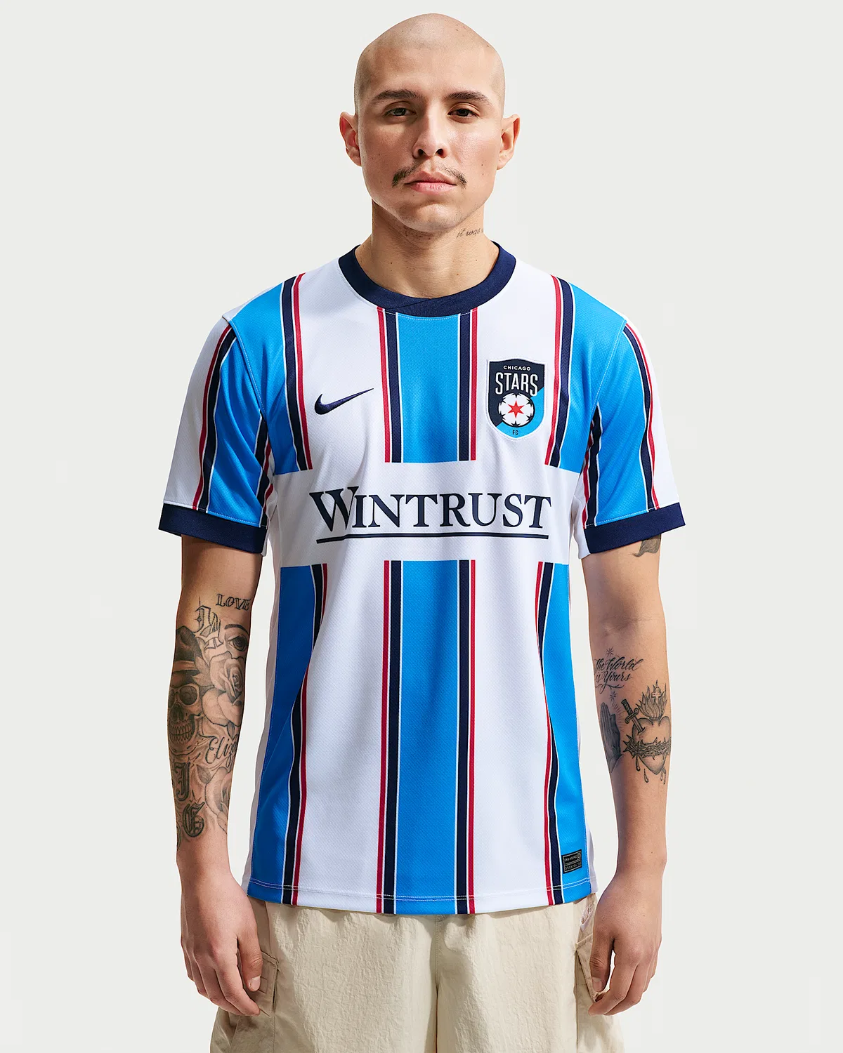 Мужская реплика джерси Nike Dri-FIT Chicago Stars Stadium Edition, Blue Glow