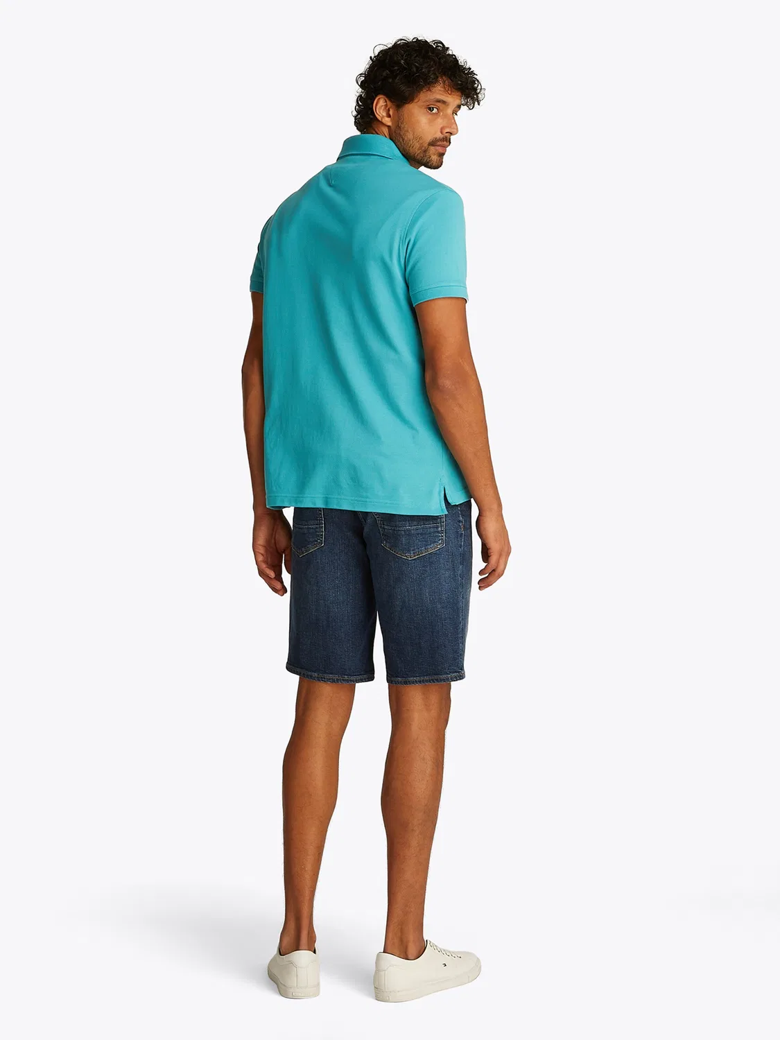 Рубашка Tommy Hilfiger CORE 1985 REGULAR POLO зеленого цвета — фото 4