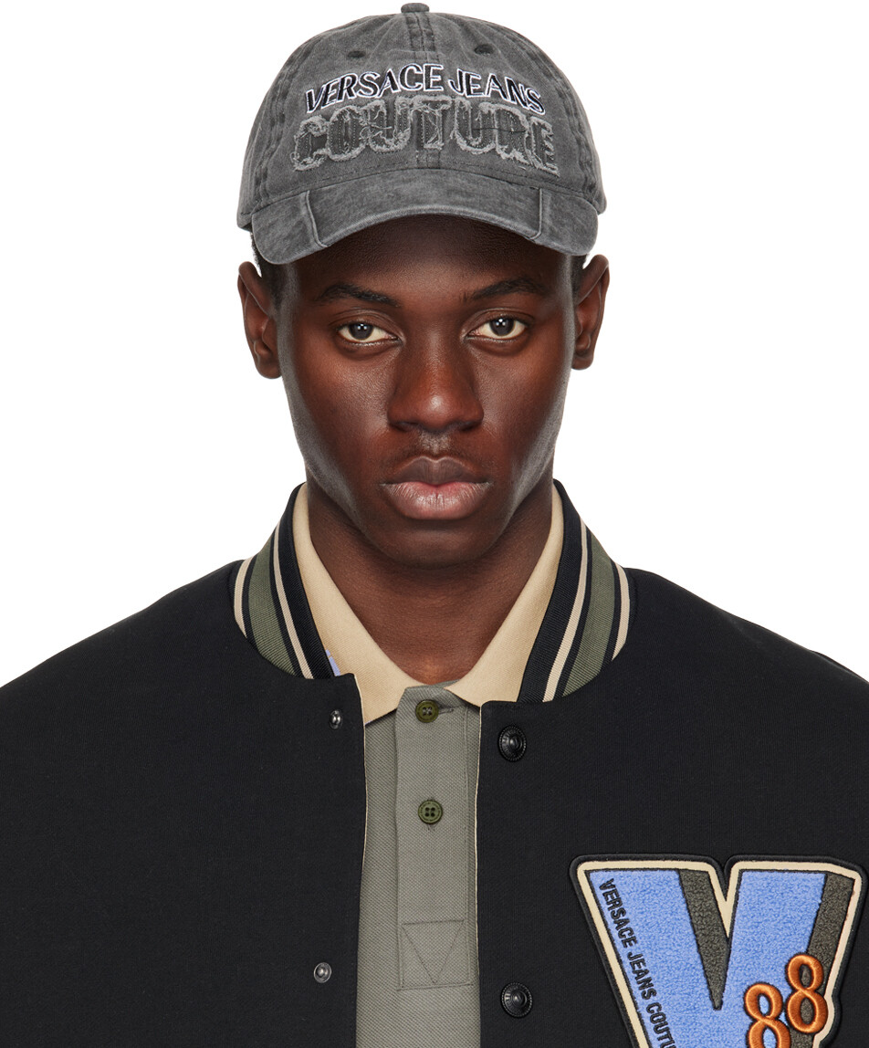 

Бейсболка из денима с логотипом Versace Jeans Couture