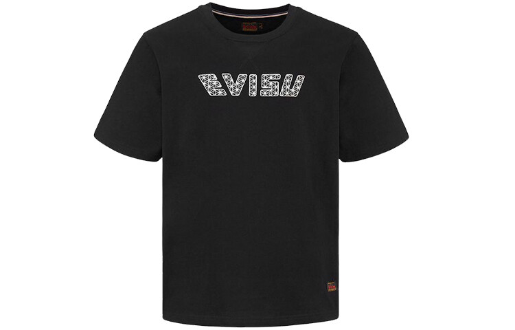 

Футболка мужская черная Evisu, черный