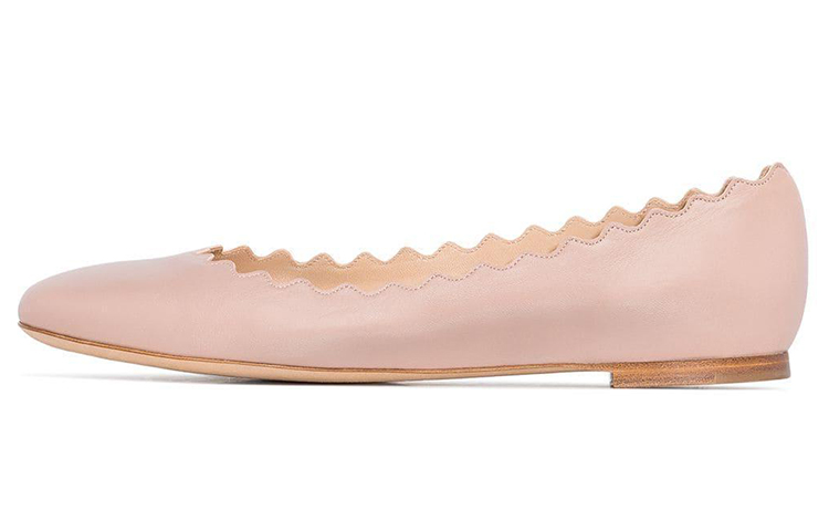 Туфли-лодочки Lauren с фестончатой отделкой Chloé, Original Shoe Box Included