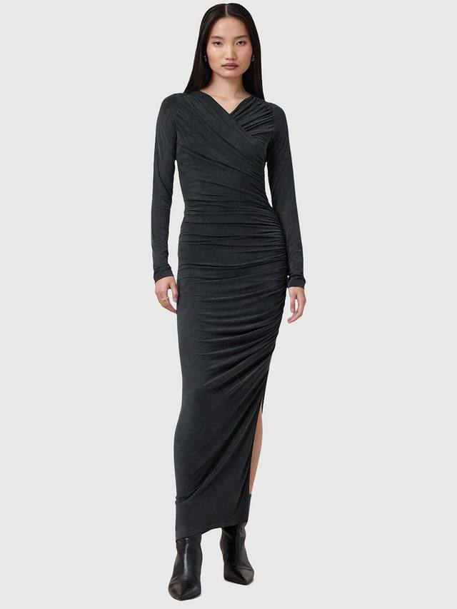 

Облегающее платье hanako AllSaints, черный
