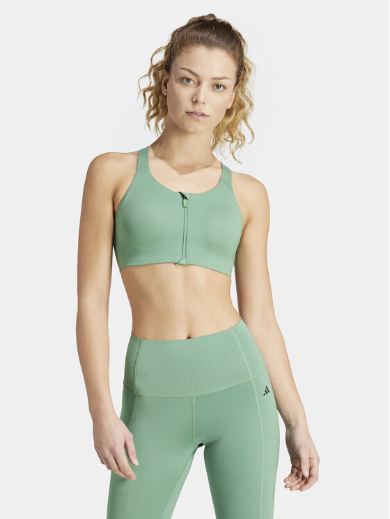 

Спортивный бюстгальтер TLRD Impact Luxe IT6655 Adidas, зеленый