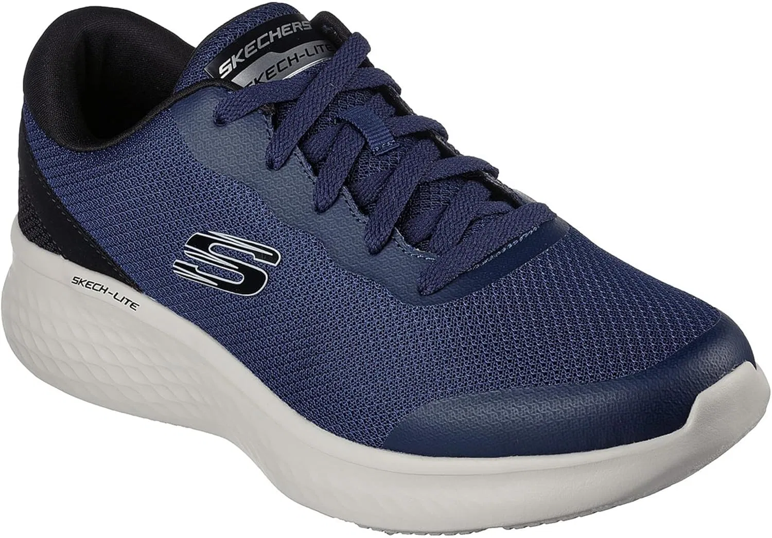 Мужские кроссовки Skechers 232591 Nvbk, Navy Mesh Duraleather Trim