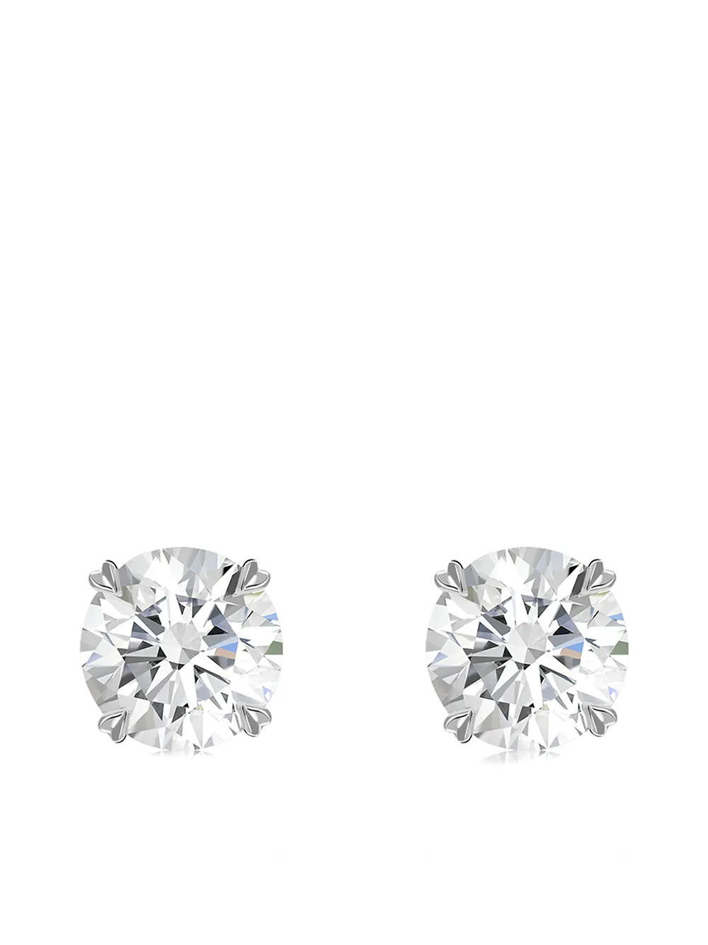 

Серьги-гвоздики Windsor из белого золота с бриллиантами Pragnell, серебяный