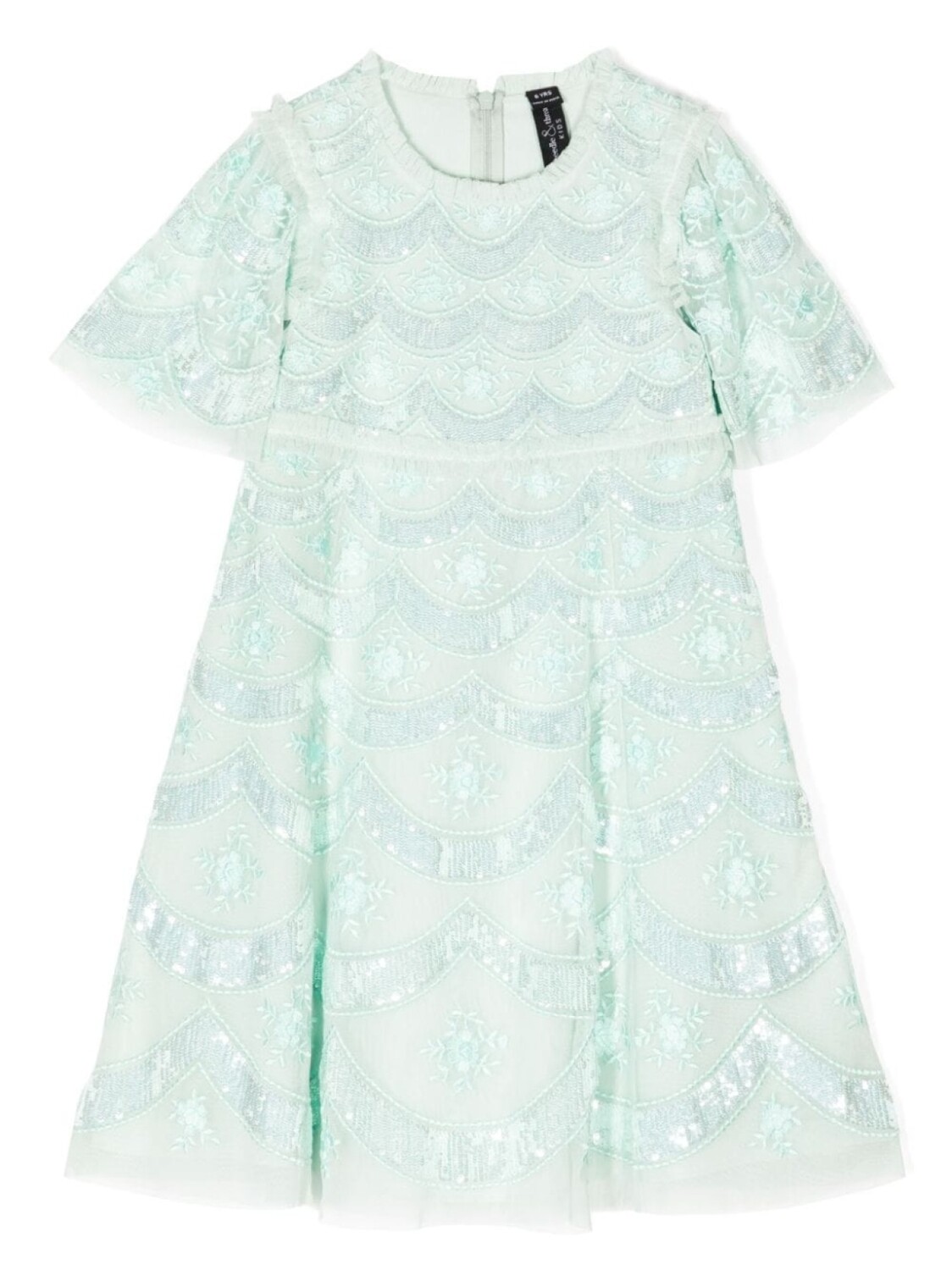 

Needle & Thread платье Fifi с цветочной вышивкой, зеленый