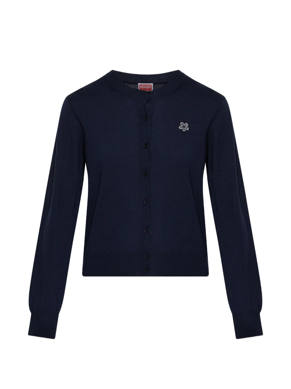

Кардиган с вышивкой "Цветок Боке" Kenzo, синий