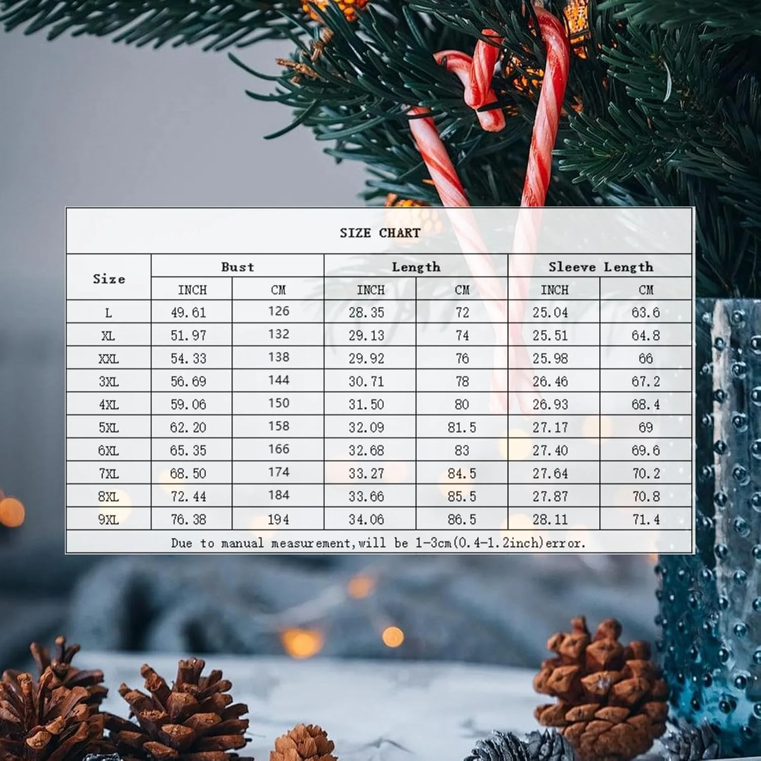 Рождественский худи для мужчин | Christmas Tree оверсайз | Свободный фасон, свитшот, модный повседневный топ, стритстайл Generic, Fantasy Christmas Tree — фото 4