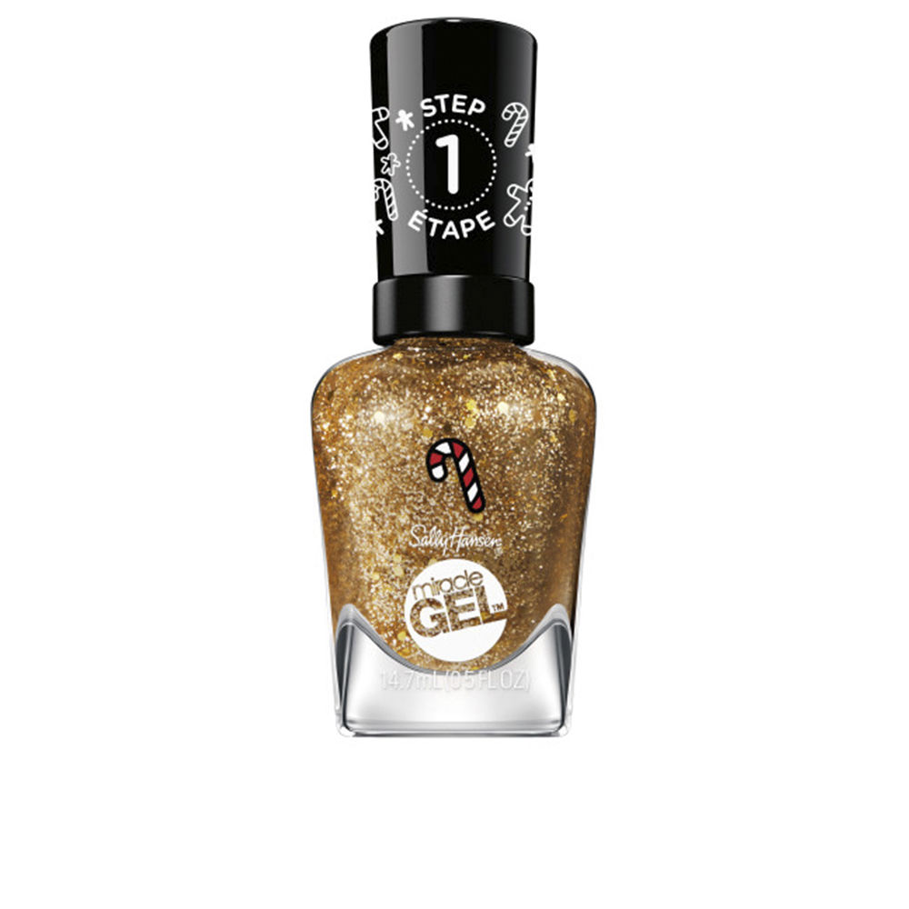 

Лак для ногтей Miracle gel esmalte de uñas Sally hansen, 14,7 мл, 914-less bitter, more glitter