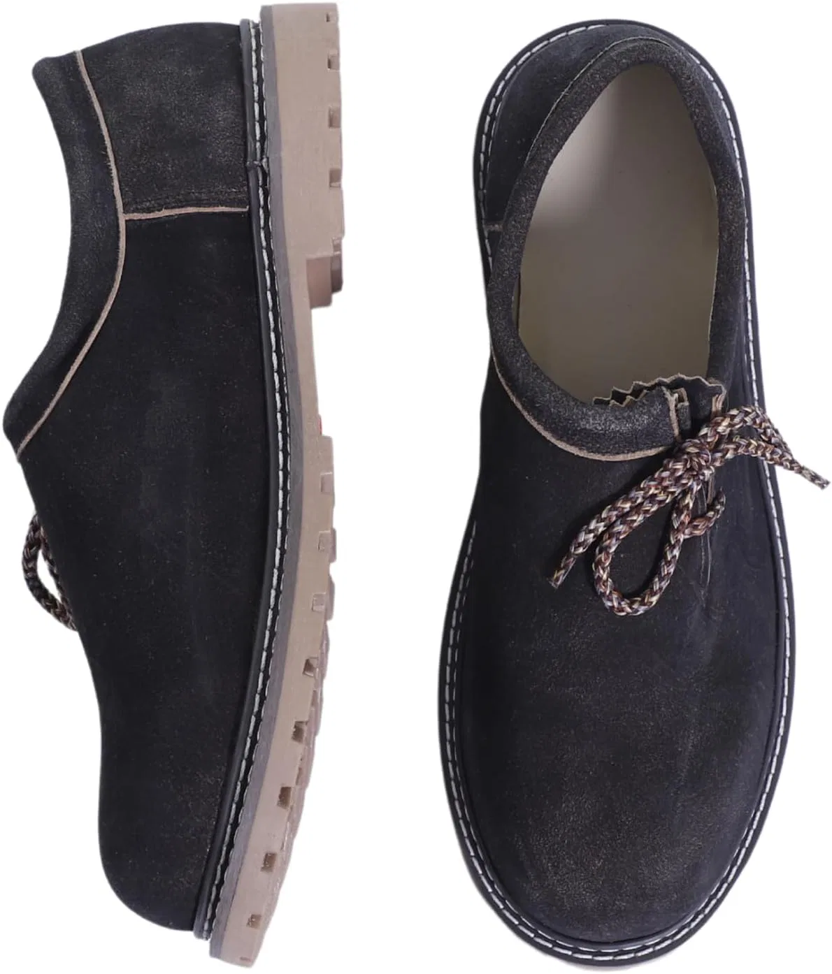 AlpsOak Туфли Lederhosenschuhe Herren - authentische deutsche Schuhe für Oktoberfest - Trachtenschuhe - Haferl Deutsche Schuhe - Brown — фото 4