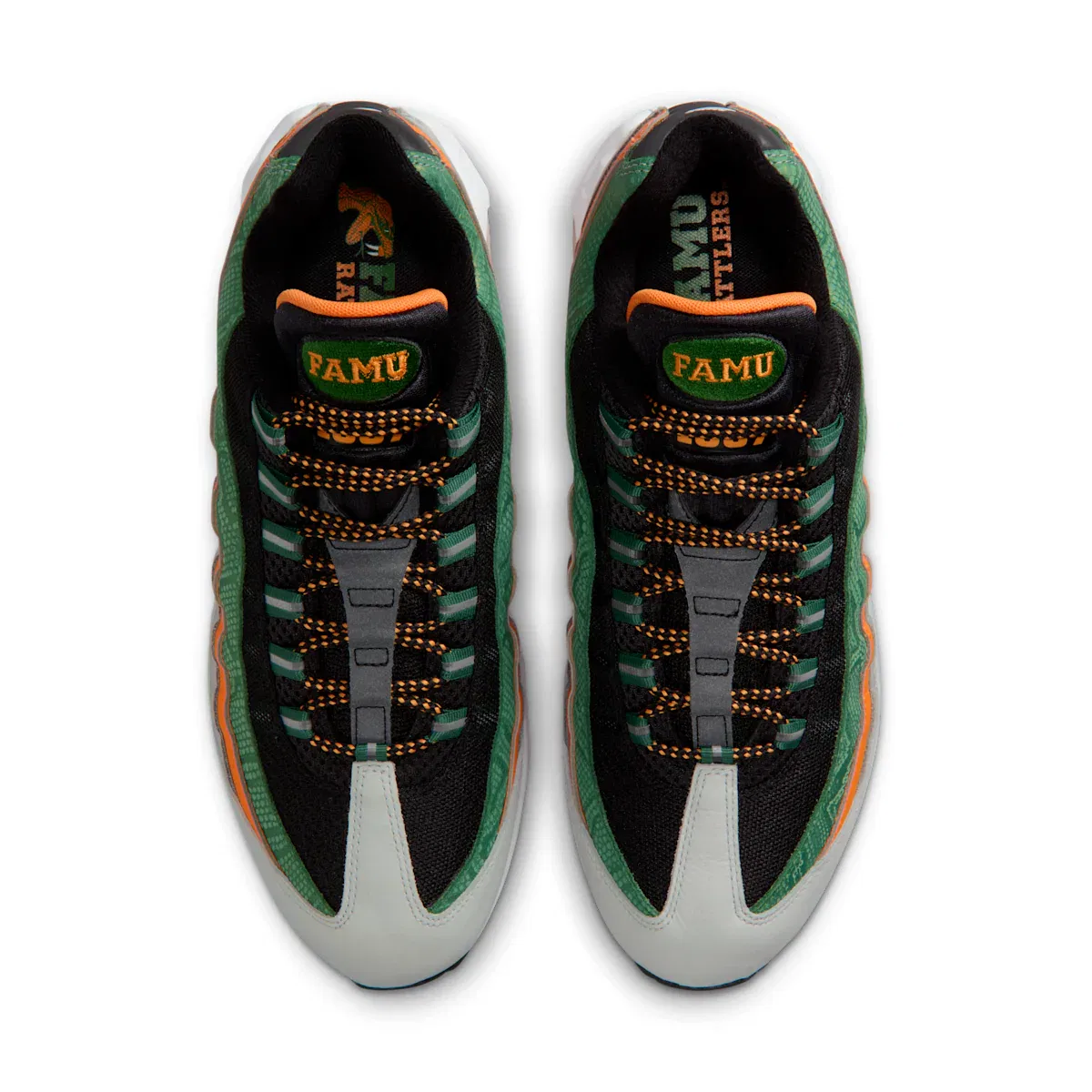Мужские кроссовки Air Max 95 Big Bubble x FAMU Nike, черный — фото 4