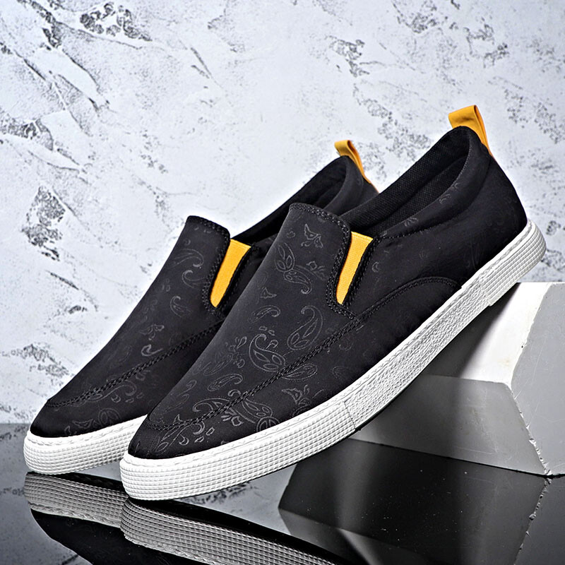Туфли мужские Men"s Casual Men Low-Top Baoda, хаки — фото 2