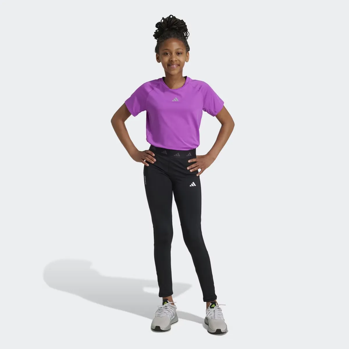 

Adidas TECHFIT Детские леггинсы, чёрный