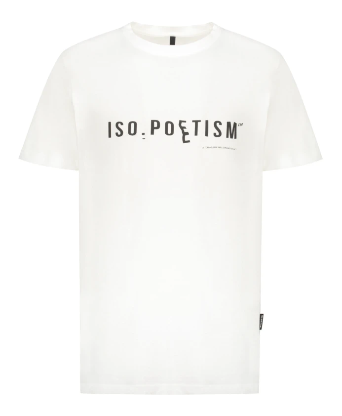 

Хлопковая футболка Iso.Poetism, белый