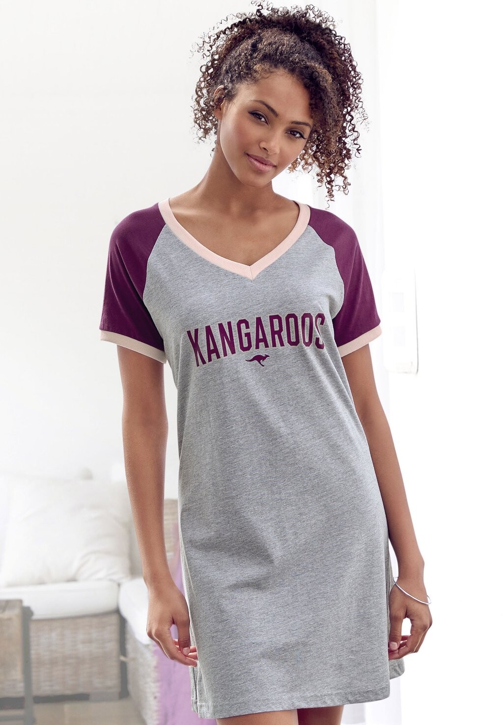 

Принт на футболке BIG KangaROOS, серо-пятнистый
