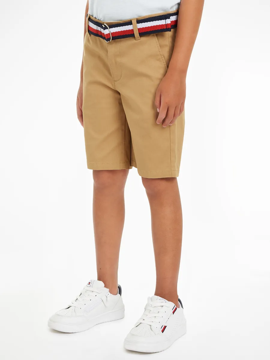 

Шорты-чиносы Tommy Hilfiger "WOVEN BELTED SHORTS", дети до 16 лет, хаки
