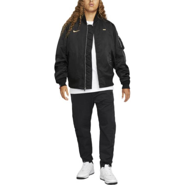 Куртка france football federation punk bomber jacket 'black' Nike, черный — фото 2