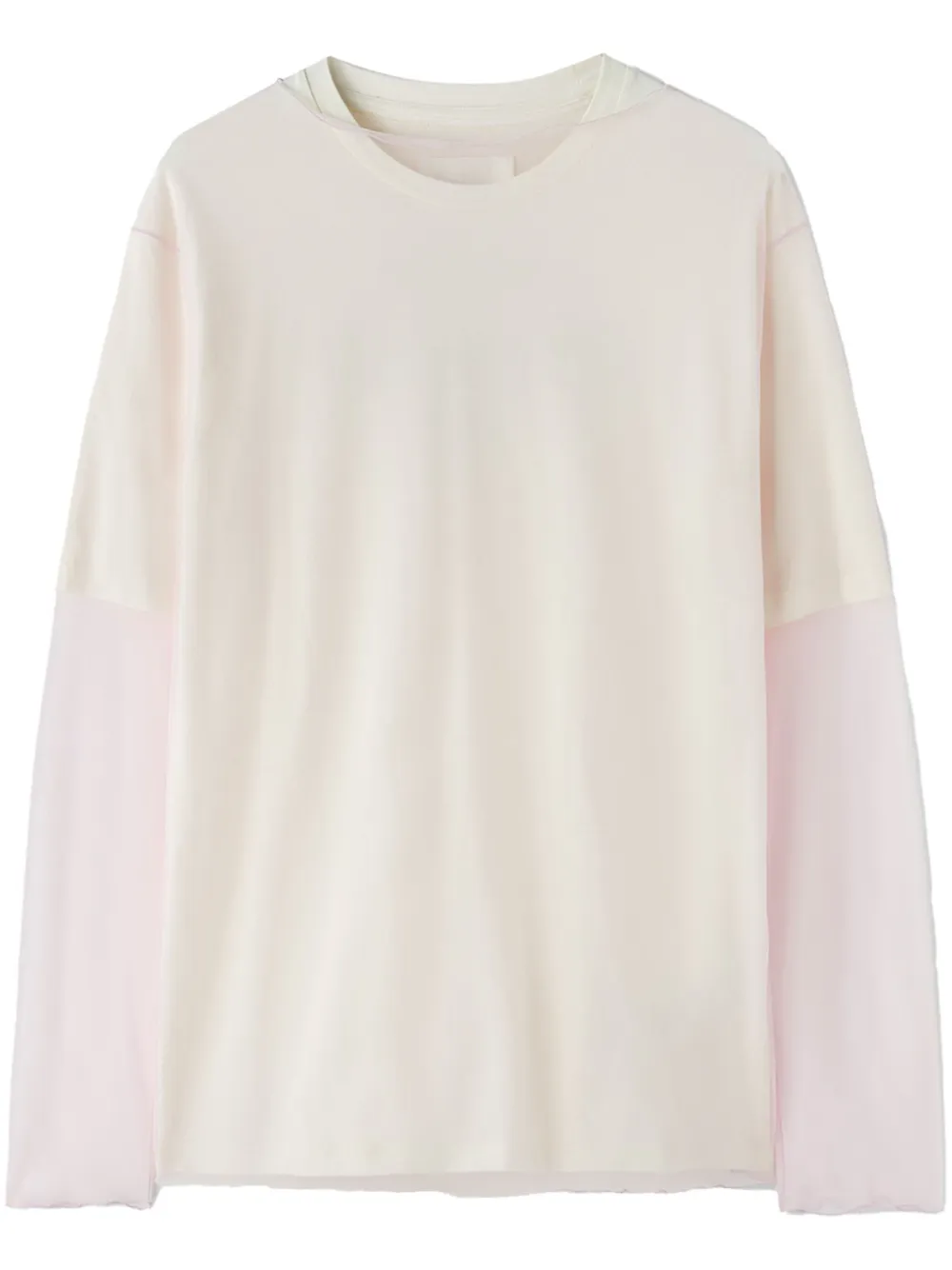 

Многослойная футболка с длинными рукавами JIL SANDER, белый
