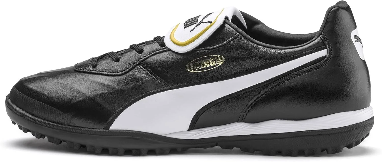 Мужские кроссовки PUMA King Top Turf, белый/черный