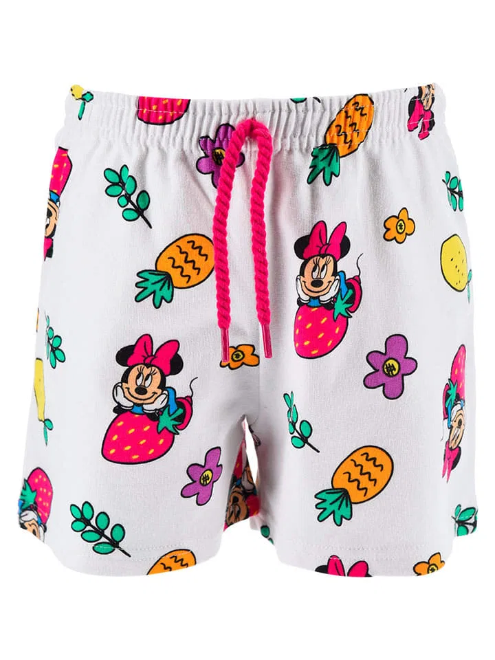 Шорты из хлопка Disney Minnie Mouse, белый