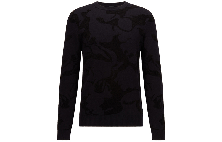 

Hugo Boss Мужской свитер, черные, с круглым вырезом, средней толщины, другие