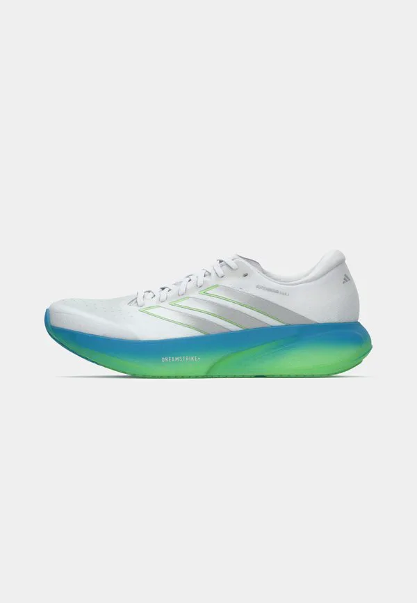 Кроссовки для бега по шоссе supernova rise 3 Adidas Performance, Cloud White/Silver-Coloured Metallic/Semi Blue Burst — фото 2