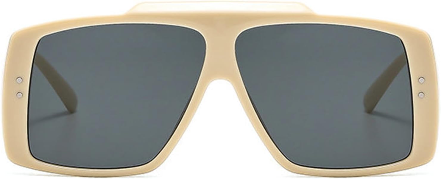 

Винтажные большие квадратные солнцезащитные очки для женщин и мужчин в стиле ретро, ​​роскошные, с плоской верхней частью, с градиентным желтым покрытием, защита от ультрафиолета UV400 willochra, Brown