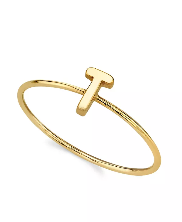 

Кольцо с инициалами из 14-каратного золота 2028, t