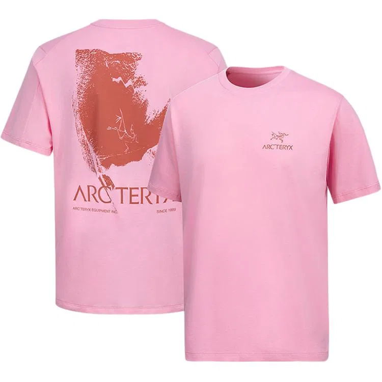 Arcteryx Футболка хлопковая KRAGG SL COTTON CACODAEMON Arc'teryx Tide Pink/Blush Red/Pineberry/Stone Red
