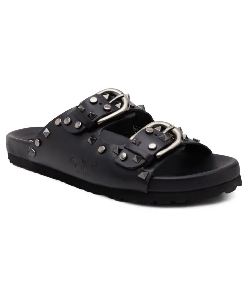 Кожаные тапочки Oban Rock Pepe Jeans London, черный