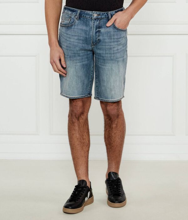 

Джинсовые шорты j65 Slim fit Armani Exchange, синий