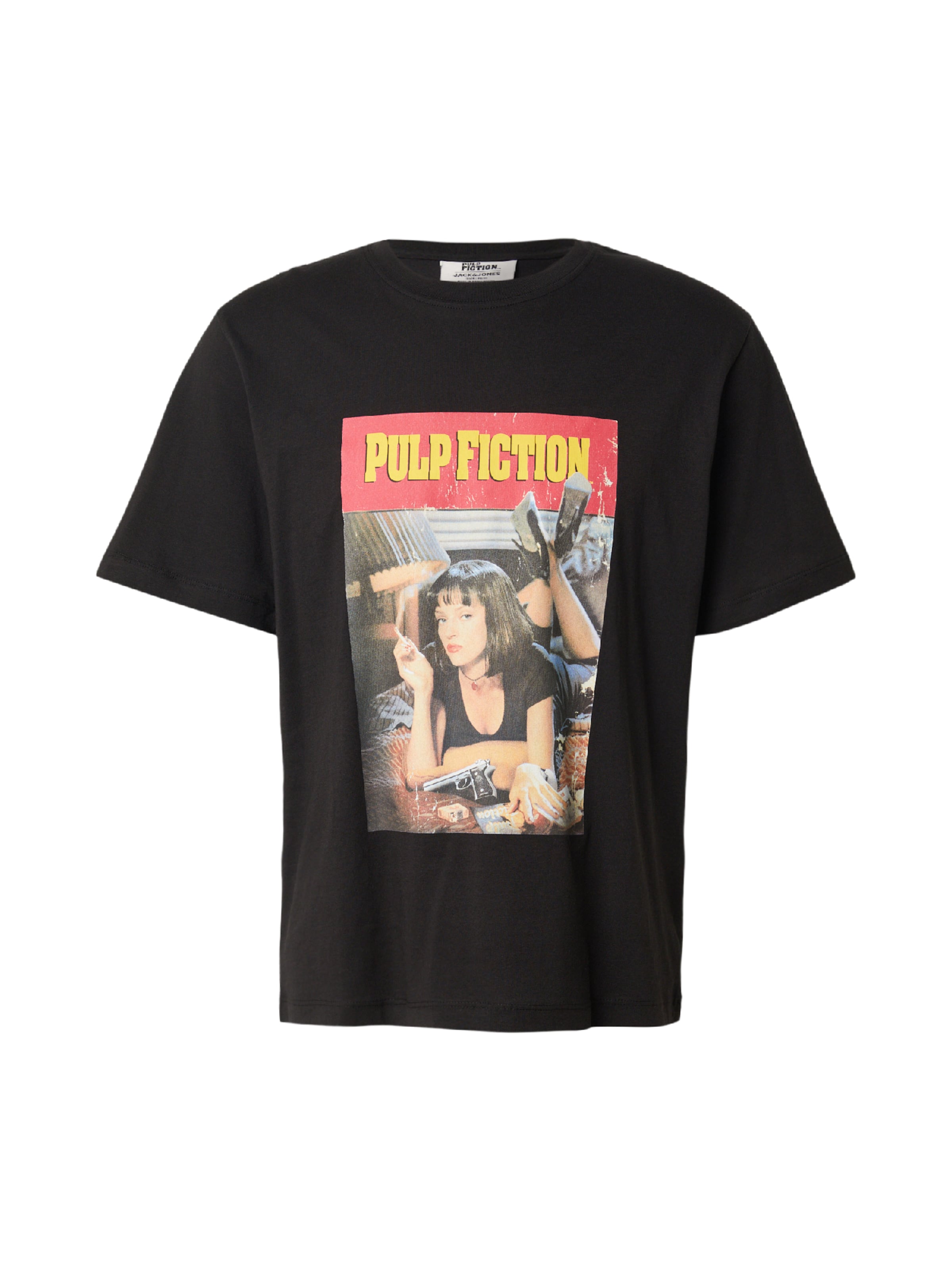 

JACK & JONES Футболка 'JORPULP FICTION' в черном цвете