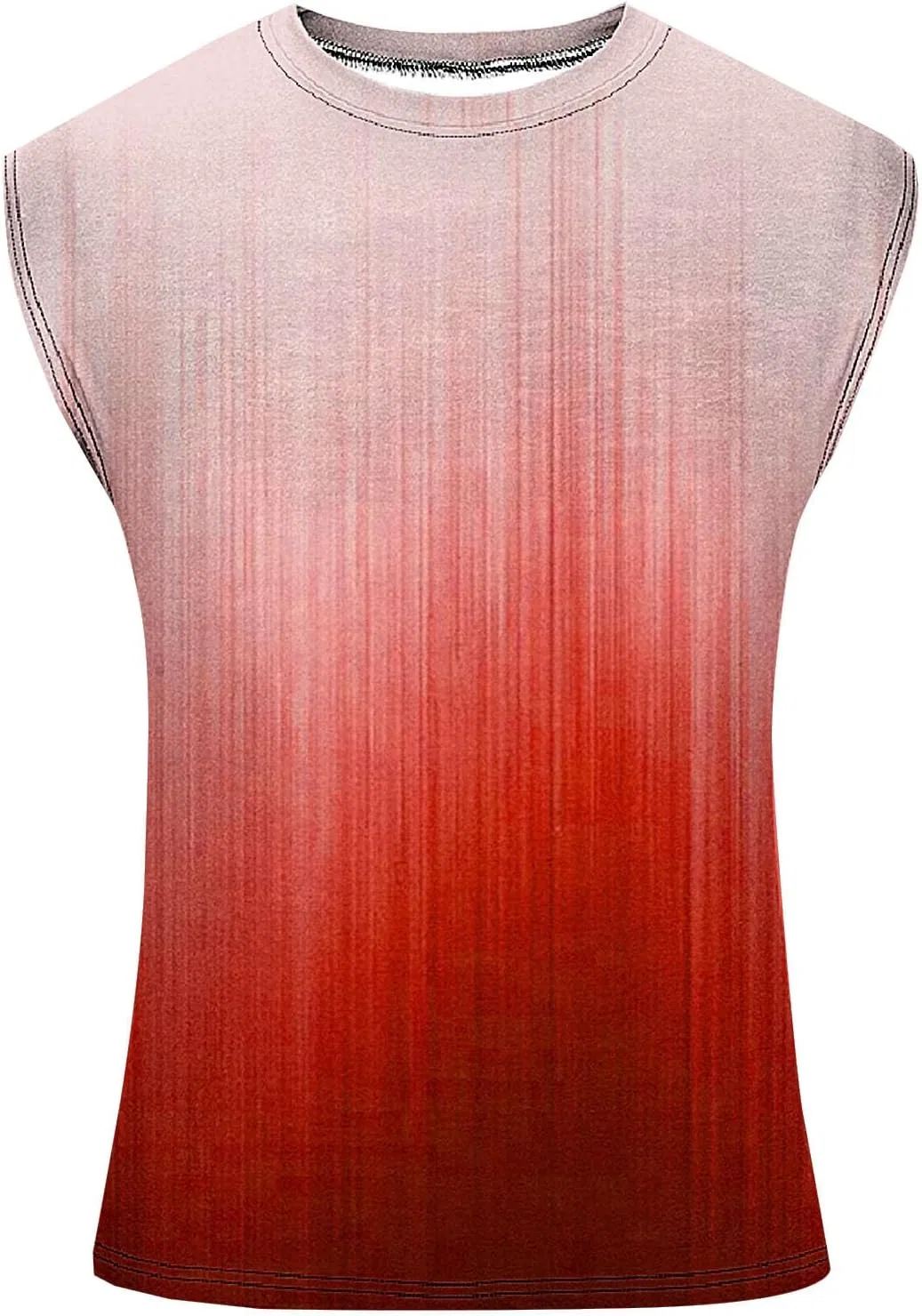 Мужская майка-борцовка градиентная, Watermelon Red — фото 3