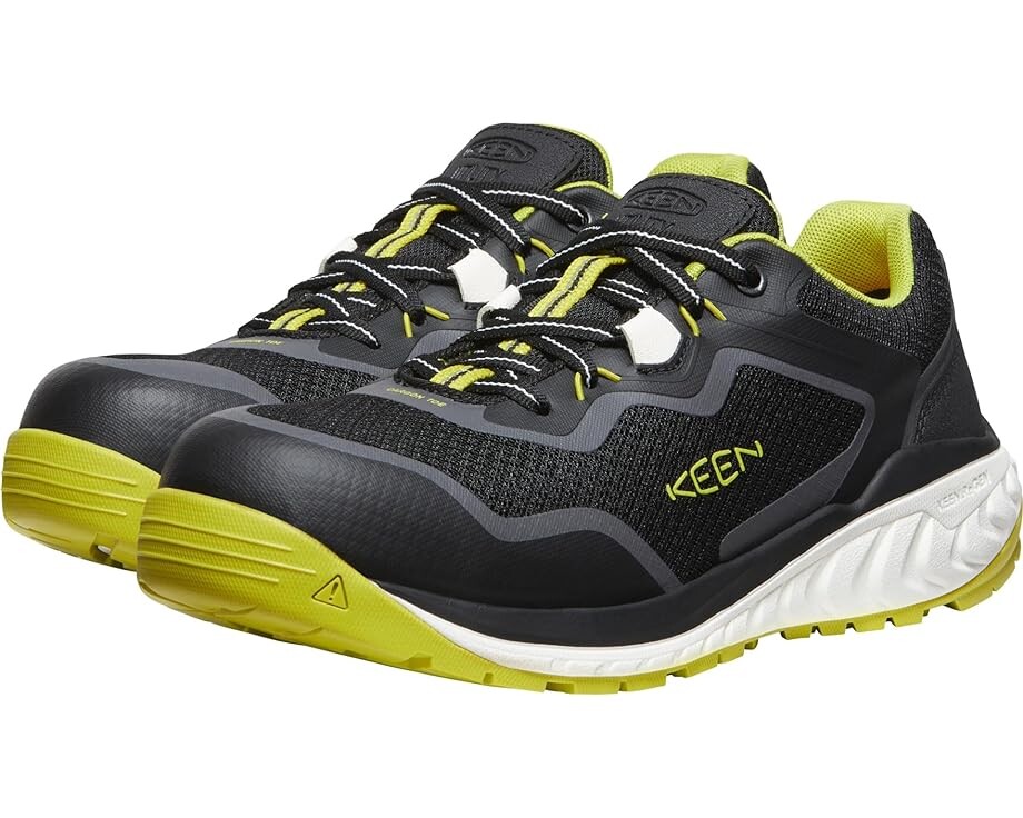 

Кроссовки KEEN Utility Tempe, цвет Citronelle/Black, Черный, Кроссовки KEEN Utility Tempe, цвет Citronelle/Black