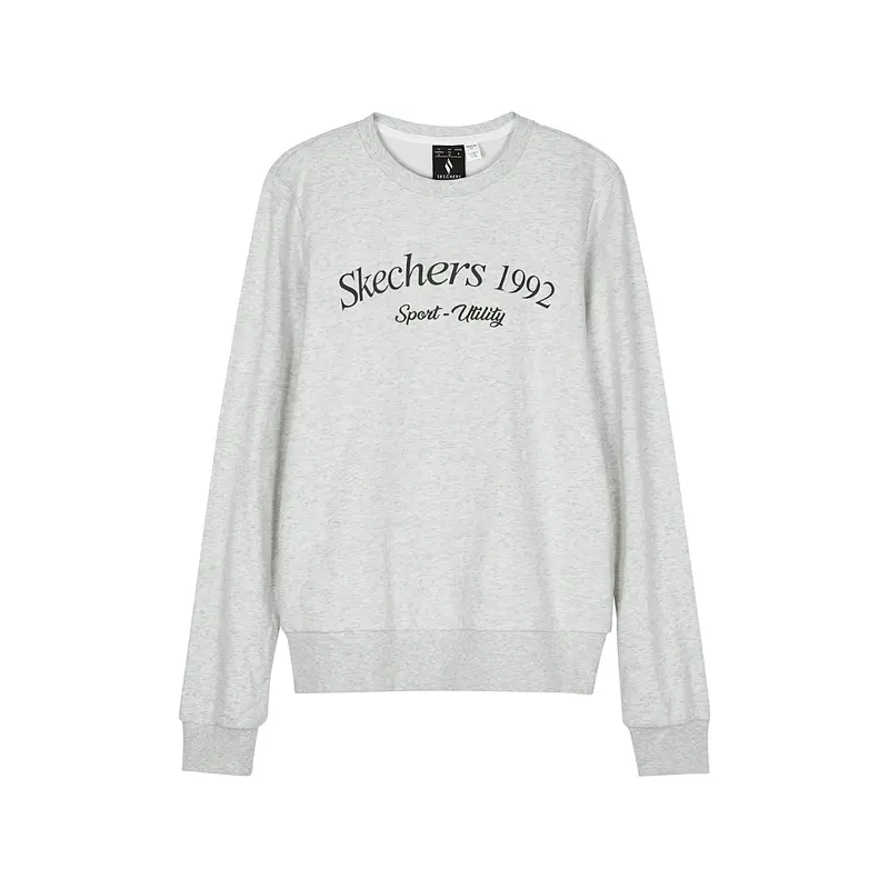 

Футболка Sports Life Collection женская светло-серый меланж Skechers, Light Heather Gray-0248