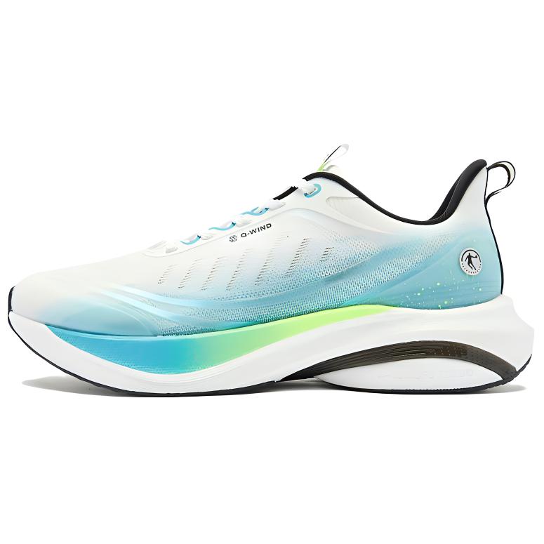 

Безграничные 6.0 Амортизирующие Износостойкие Низкие Повседневные Беговые Кроссовки Мужские Бело-Голубые QIAODAN