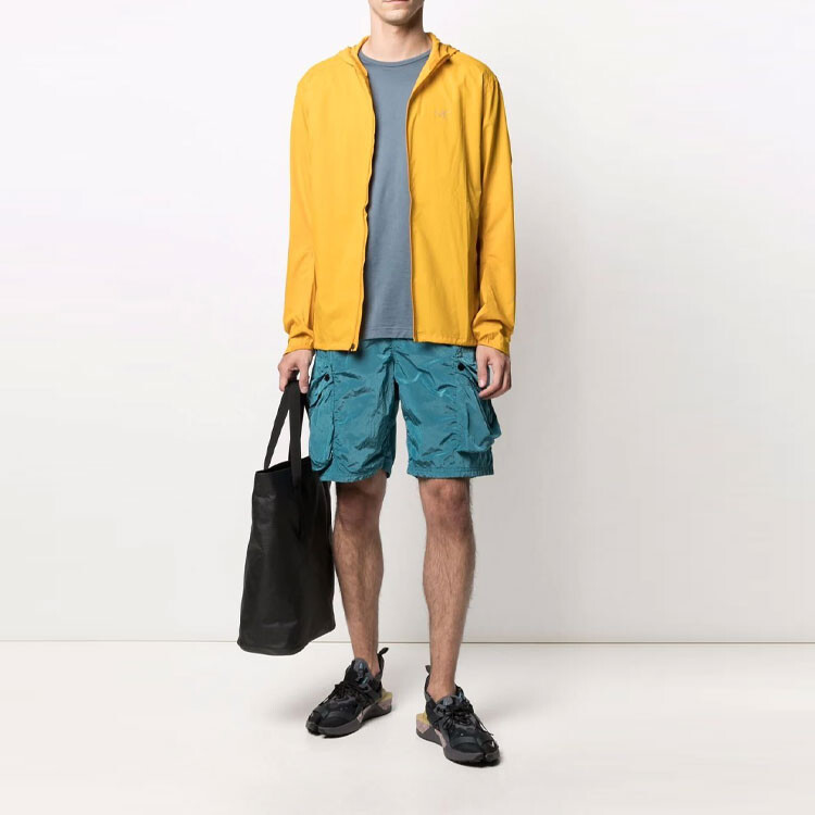 Шорты-карго мужские синие Stone Island, синий — фото 4