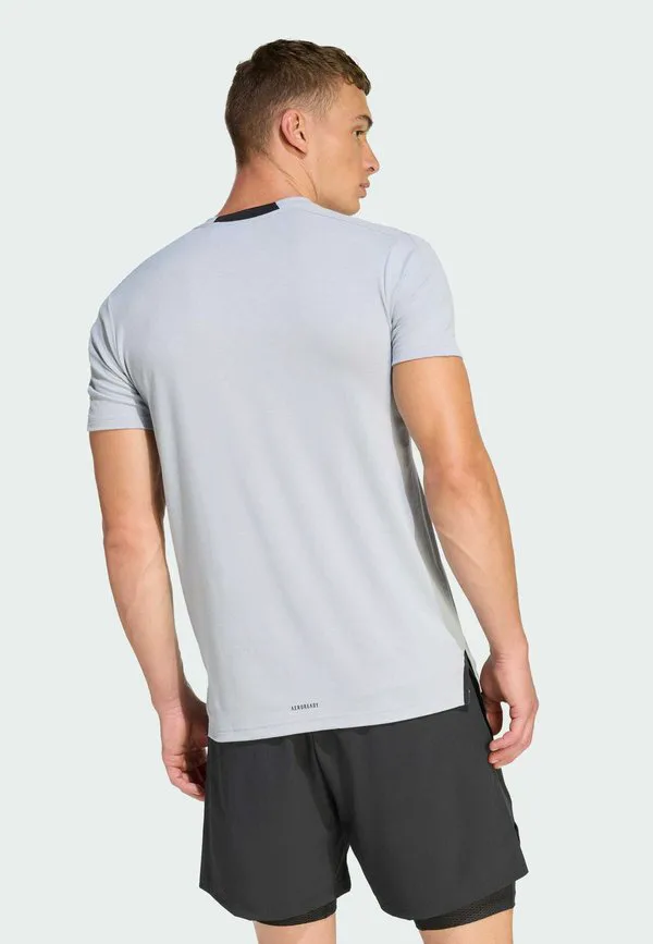 Спортивная футболка для тренировок d4t Adidas Performance, Halo Silver — фото 2