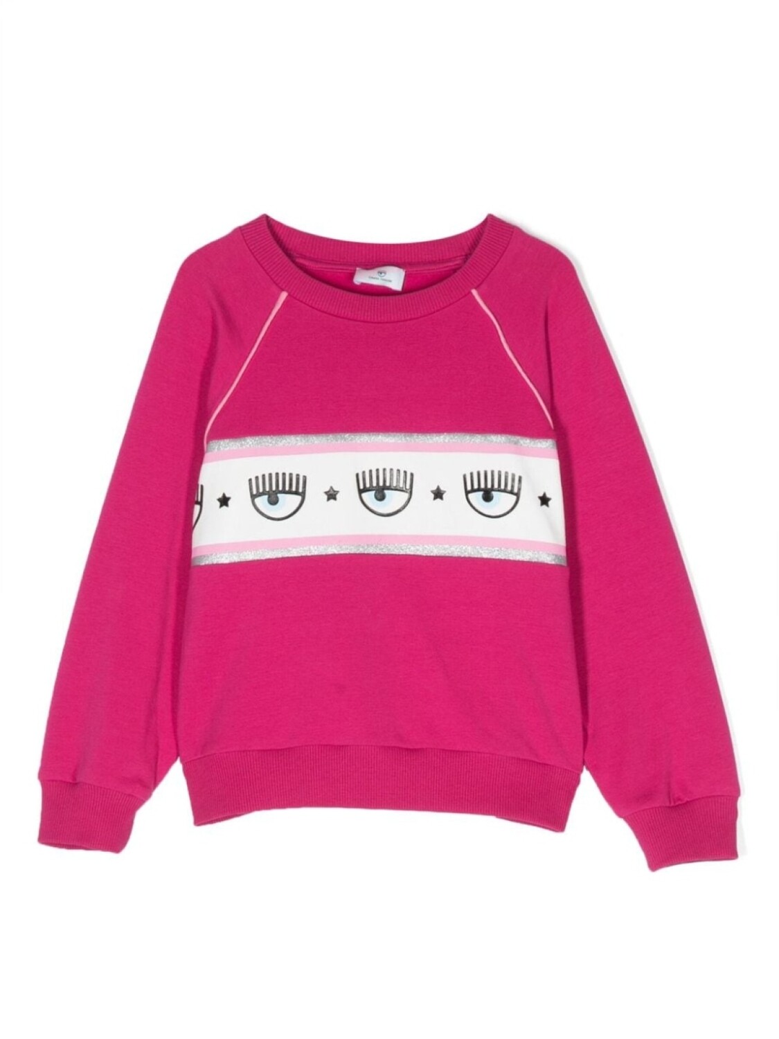 

Толстовка с логотипом Eyelike Chiara Ferragni Kids, розовый